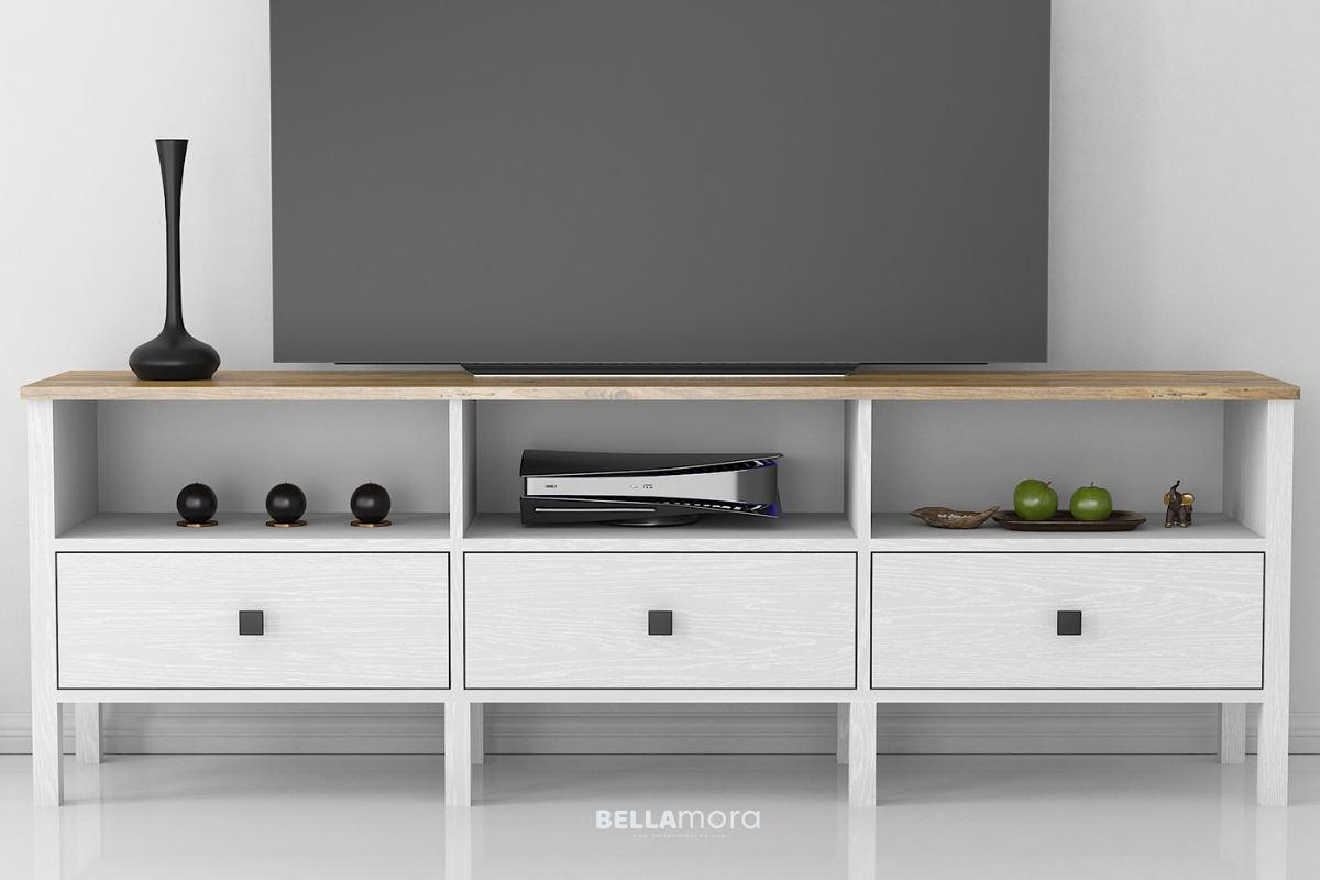 HELEN BFRN-10055 Wooden White TV Unit