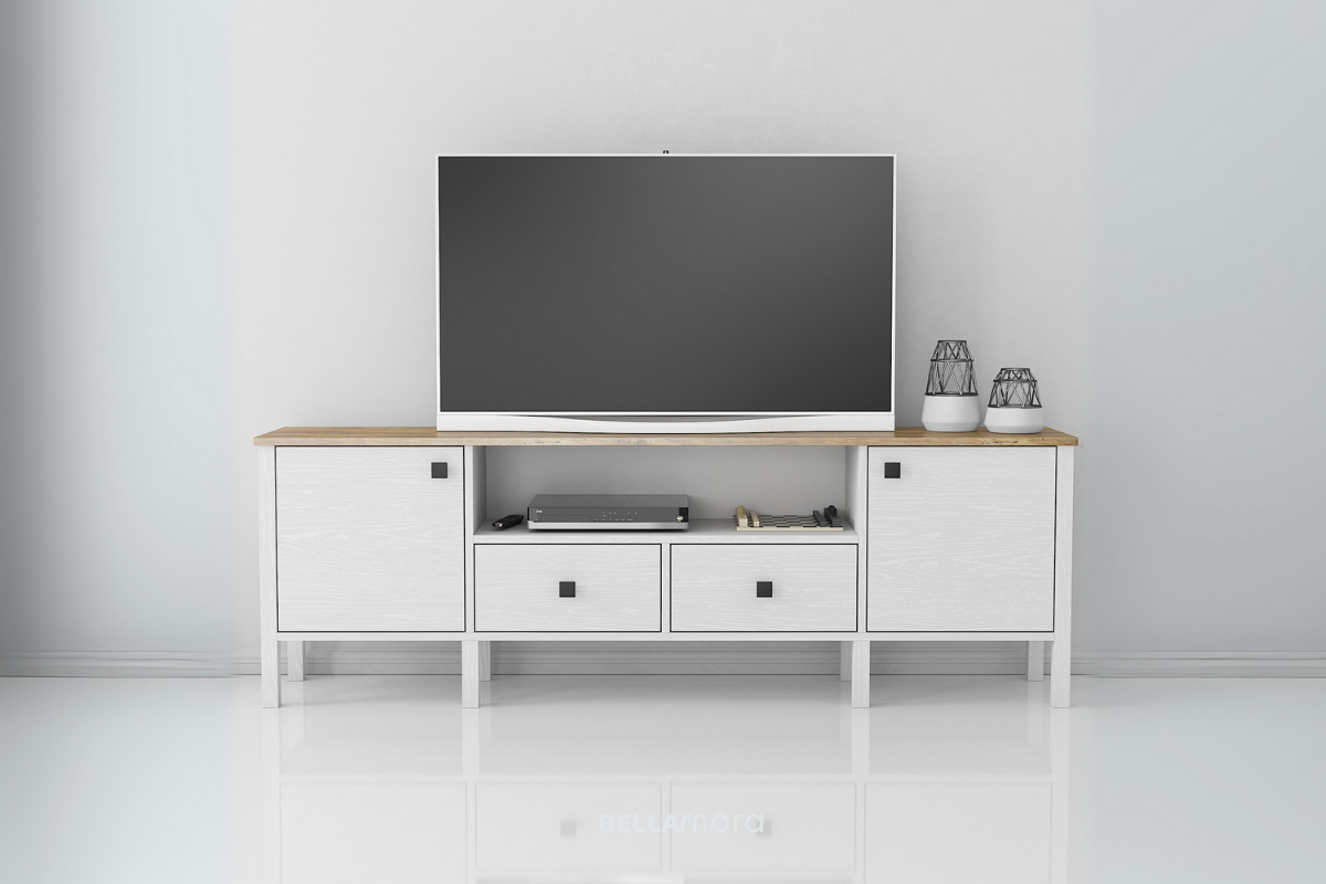 HELEN BFRN-10056 Wooden White Tv Unit