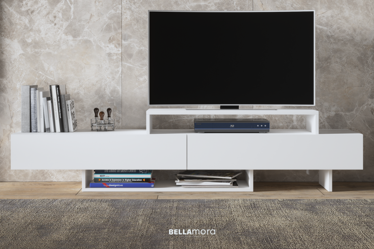 INDEPENDENT BFRN-12012 White TV Unit