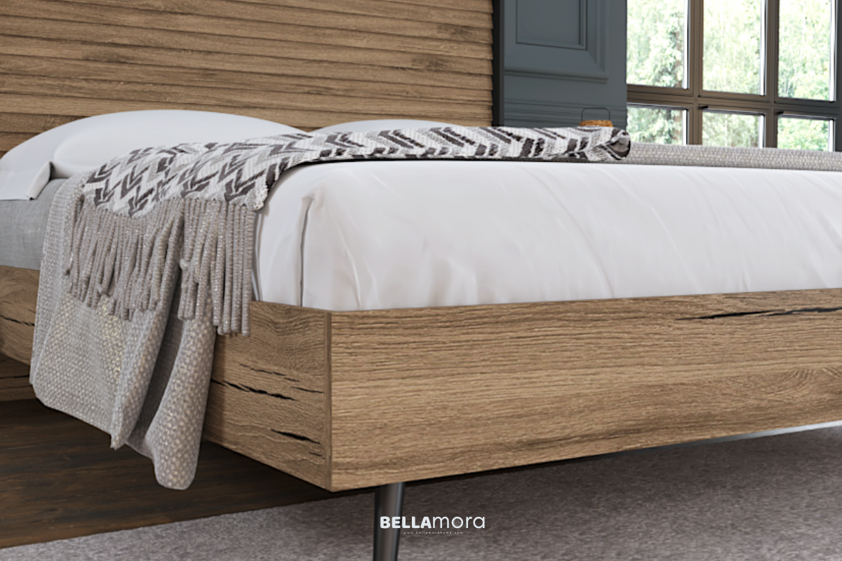 LENA BFRN-7004 Walnut Bedstead