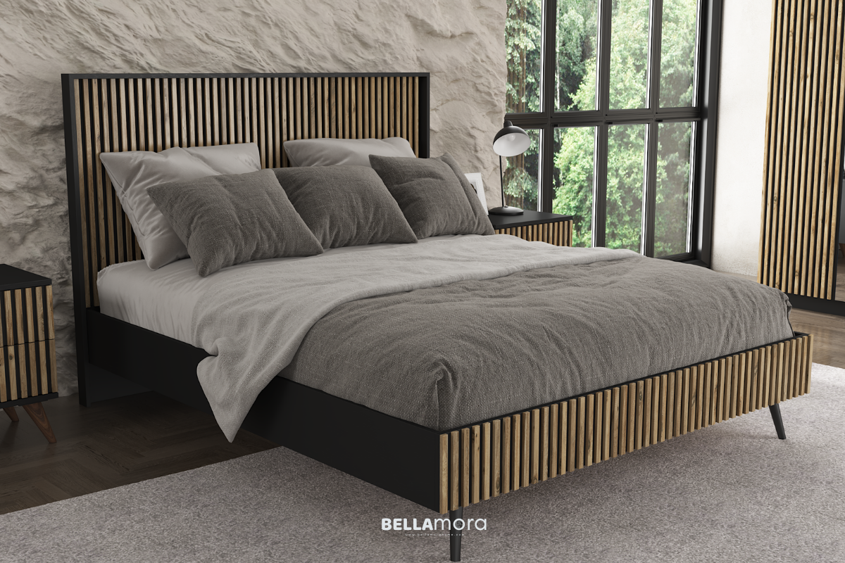 ZEBRA BFRN-9008 Atlantic Pine Bedstead